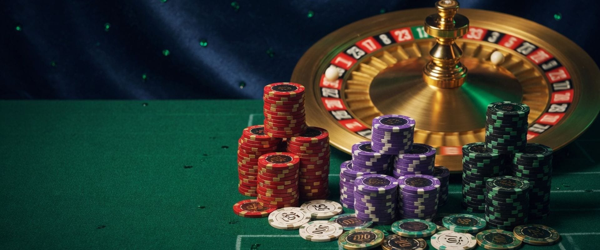 Multiple chip pyramids on a casino table comparing strategy risk shapes