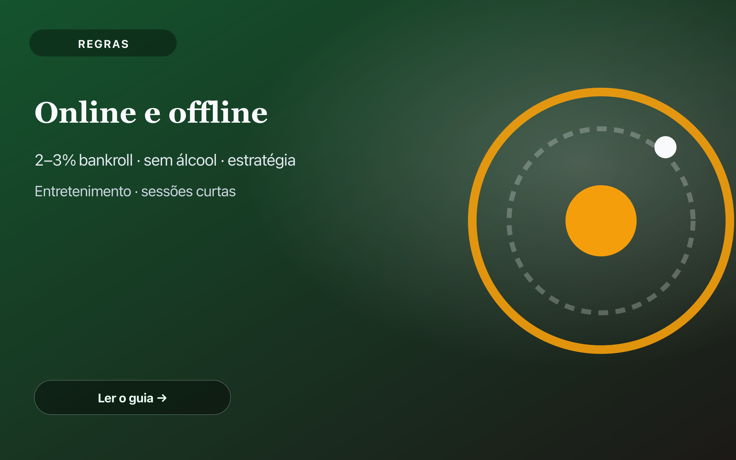 Capa de como jogar roleta online e offline