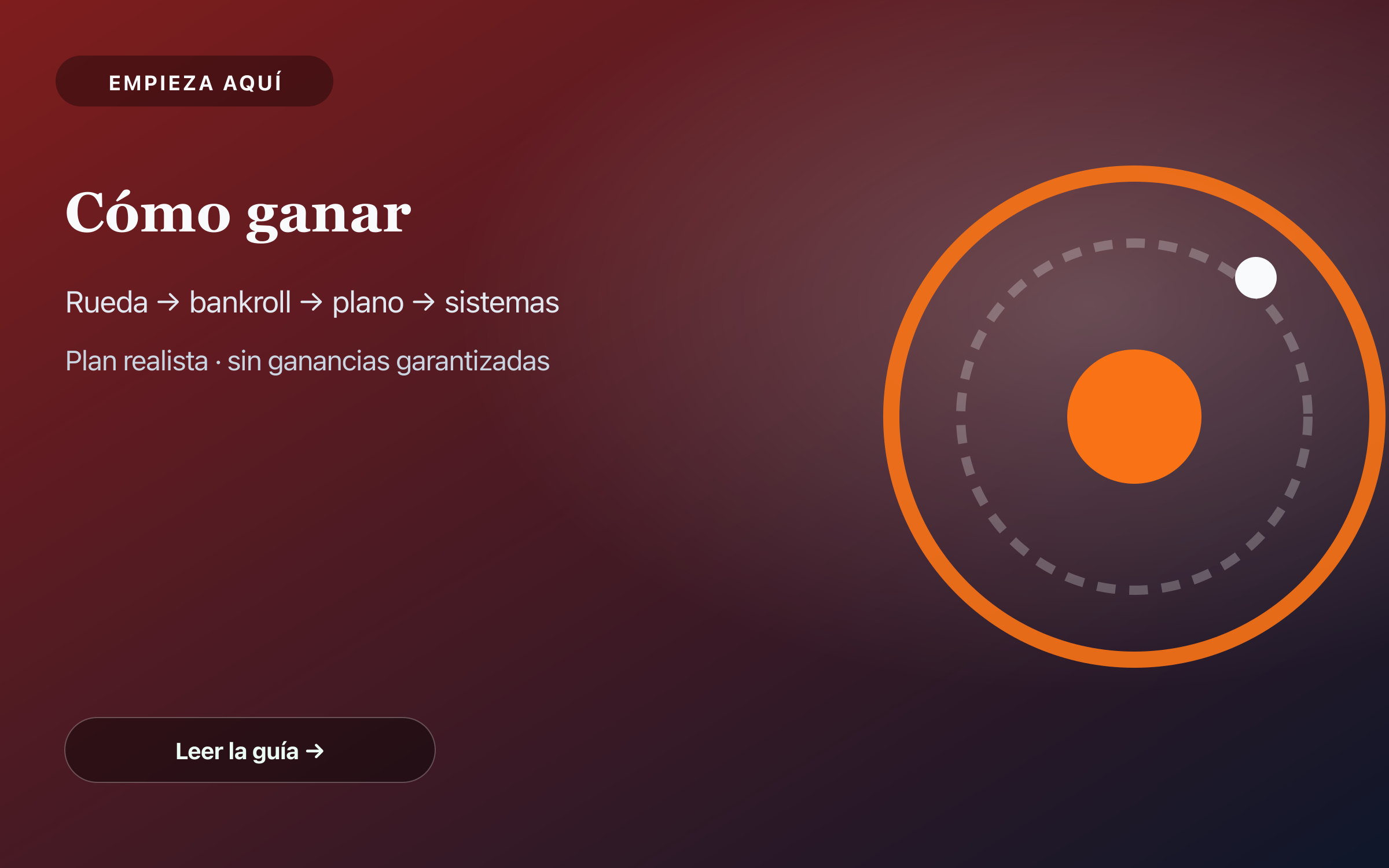 Cómo ganar en la ruleta — portada de la guía de inicio
