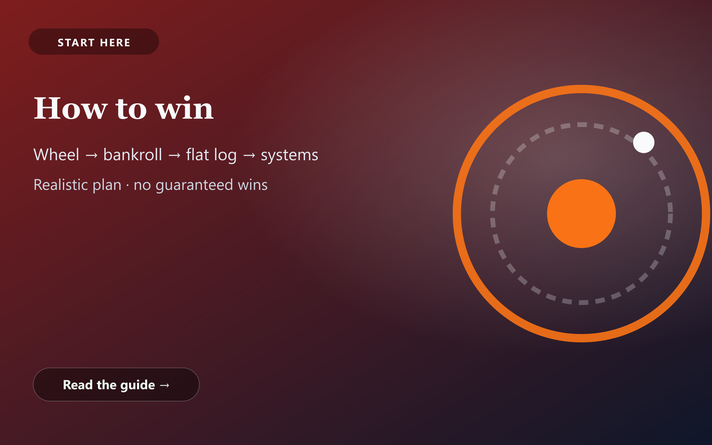 How to win at roulette — start here guide cover